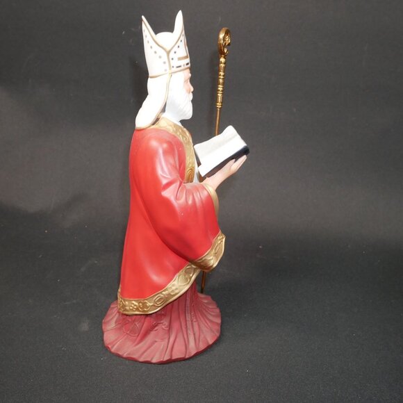 Lenox Saint Nicholas Porcelain Figurine Limited Edition Holiday Decor BJ293 - Picture 5 of 7
